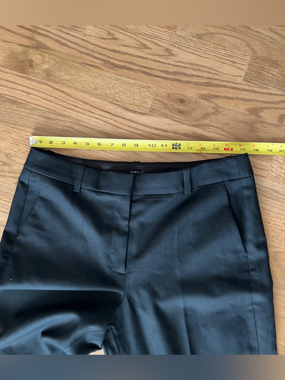 NWT J. Crew Carolina Black Dress Pants Wide Legged Sz 14 - Picture 6 of 10